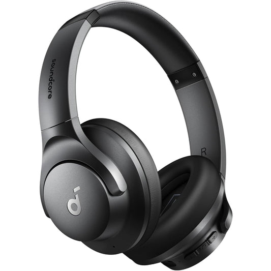 Soundcore by Anker Q20i Hybrid Active Noise Cancelling Headphones Wireless Over-Ear Bluetooth Black