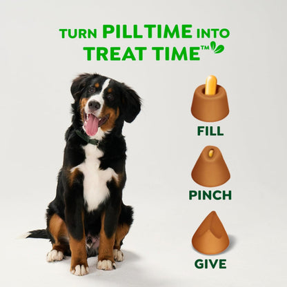 Greenies Pill Pockets for Dogs Large Dog Treat Pouch for Capsule Medication Peanut Butter 15.8 oz. Pouch
