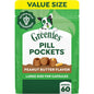 Greenies Pill Pockets for Dogs Large Dog Treat Pouch for Capsule Medication Peanut Butter 15.8 oz. Pouch